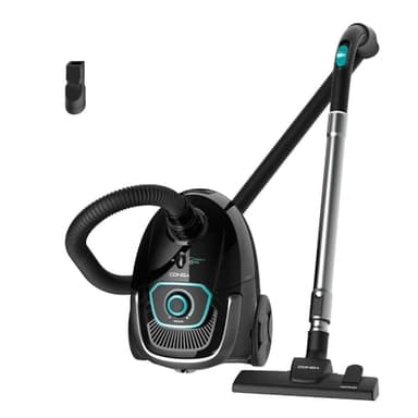 Cecotec Aspirapolvere Senza Sacco Conga Powerbag 2500 Plus. Da 2,5 L. 850 W, Filtraggio Ad Alta Efficienza, Tubo Telescopico In Metallo, Include Accessori Adatti Per Mobili e Angoli