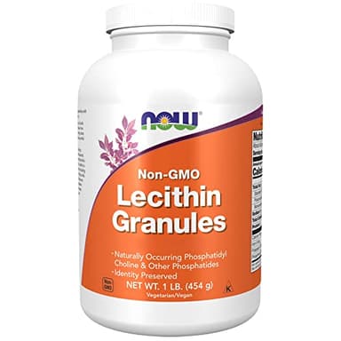 Now Foods, Lecithin Granules (Lecitina in Granuli), Vegana, 454 g, Testata in Laboratorio, Senza Glutine, Vegetariana, Non-OGM