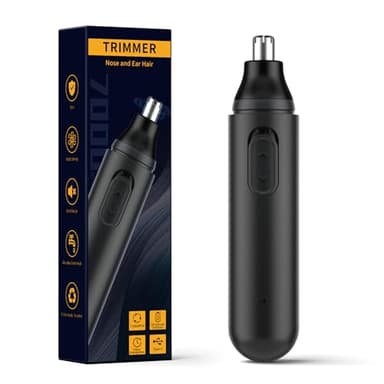 Taglia Naso,Rasoio Taglia Naso Professionale Trimmer,Ricaricabile USB e Impermeabile,Rasoio Orecchie Naso Indolore