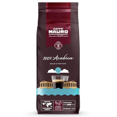 Caffè Mauro - Miscela 100% Arabica - Intensità 5/10 - Caffè in grani confezione 1 Kg