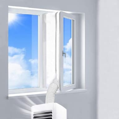 REDTRON 400CM Guarnizione Universale per Finestre per Condizionatore Portatile, Asciugatrice, AirLock per Tutti Condizionatori Portatili, Hot Air Stop (Facile da Installare)