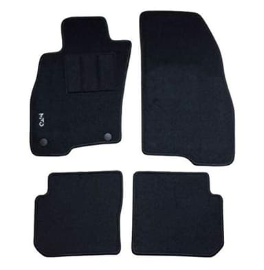 FCA Set TAPPETINI Moquette Originali 4 PZ Ant + Post Logo 2 Pin