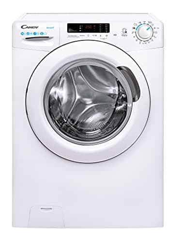 Candy Smart Lavatrice 10 Kg, Libera Installazione, Carica Frontale, Classe E, 1400 Giri, 16 Programmi, Rilevatore Kg, Funzione Smart Check-up, 60 x 58 x 85 cm, Bianca - CS 14102DE/1-S
