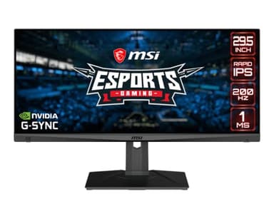 MSI Optix MAG301RF Monitor Gaming 30", Display 21:9 (WFHD - UltraWide FullHD) 2560x1080, 200Hz, 1ms, Rapid IPS, G-Sync Compatibile, HDR Ready, VESA, Mystic Light RGB, Display port, HDMI