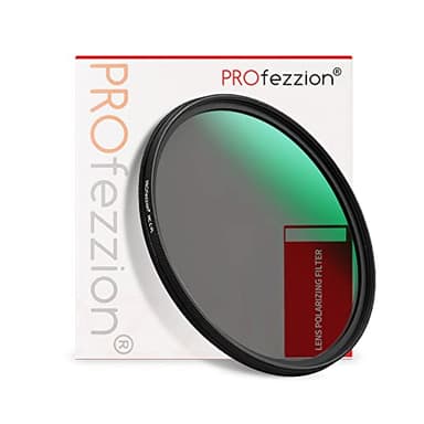 PROfezzion Filtro Polarizzatore Circolare Multi-Rivestito da 52 mm per Fujifilm X-T50 X-T30II X-T30 X-T20 X-A7 X-T200 + obiettivo XC 15-45 mm Kit per Nikon D5500 D5300 D3300 + Obiettivo AF-S 18-55 mm