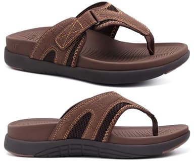 COFACE Infradito Uomo Sandali con Supporto per Arco Plantare Sportivi Pantofole Ciabatte Estivi Flip Flops Mare Piscina Spiaggia All'aperto 46