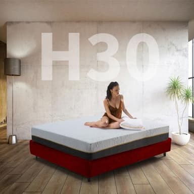 Materasso molle insacchettate e Memory ortopedico alto 30 Cm | Materasso rigido anche per pesi Extra matrimoniale 160X190 Cm | Materasso anallergico con tessuto sfoderabile - MOD. NIGHT MEMORY