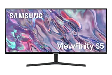 Samsung Monitor HRM ViewFinity S50GC (S34C502), Flat, 34'', 3440x1440 (WQHD), 21:9, HDR10, VA, 100 Hz, 5 ms, FreeSync, HDMI, Display Port, Ingresso Audio, PIP, PBP, Eye Saver Mode, Flicker Free