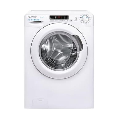 Candy Smart CS 14102DW4/1-S Lavatrice a carica frontale, 10KG, Classe B, 1400 giri, Partenza Ritardata, 16 programmi, AxLxP 85x60x58 cm, Bianco [Classe di efficienza energetica B]