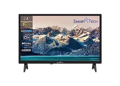 SMART TECH 24HN10T2 - Televisore 24 Pollici HD LED DVB-T2 / S2 colore Nero