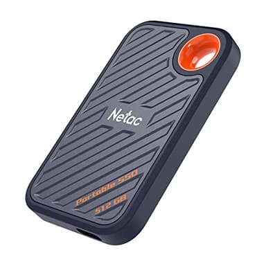Netac ZX20 512GB Extreme 512GB SSD NVMe Portatile USB 3.2-C Fino a 2000MB/s in Lettura Resistente alla Polvere