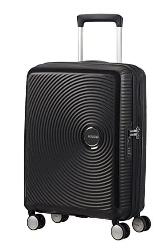 American Tourister Soundbox - Spinner S Extended Handgeck, 55 cm, 35.5/41 L, Nero (Bass Black)