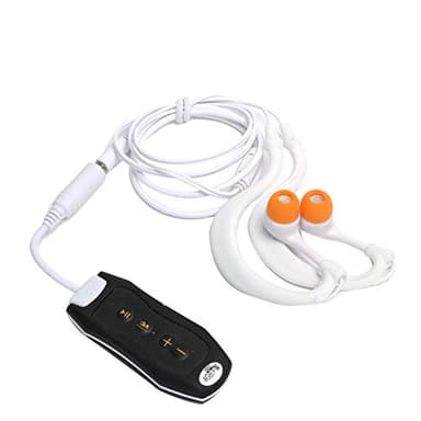 Lettore MP3 Impermeabile, MP3 Portatile da 4 GB per Sport Subacquei con Auricolare e Clip, Supporto Trasmissione FM (87 MHz ~ 108 MHz), per Lo Sport