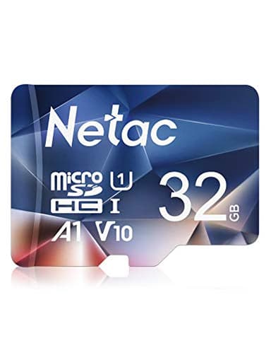 Netac 32Go Scheda Micro SD, Scheda di Memoria A1, U1, C10, V10, FHD, 600X, UHS-I Velocità fino a 90/10 MB/sec(R/W) Micro SD Card per Telefono, Videocamera, Switch, Gopro, Tablet