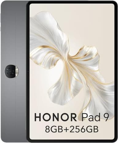 HONOR Pad 9 8GB 256GB Tablet, 12,1 Pollici 120Hz 2.5K Fullview Display, Snapdragon 6 Gen 1, 8 Altoparlanti, Corpo in Metallo, Android 13, Google Service WIFI Tablet, Grigio