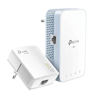 TP-Link CPL WiFi AC1200 Mbps + CPL 1000 Mbps con porta Gigabit Ethernet, kit di 2 - Ideale per usufruire del servizio multi-TV a casa, compatibile con tutti i box (KIT TL-WPA7517) (Ricondizionato)