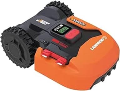 WORX Landroid S WR184E - Robot tosaerba per giardini fino a 400 m2-35%, con connessione Wi-Fi e ponte di falciatura galleggiante, controllo app, programmazione multi-zone, navigazione intelligente AIA