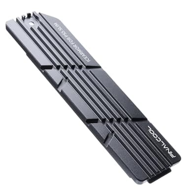 DolDer M.2 NVMe SSD dissipatore di calore in alluminio, compatibile solo con l'installazione Sony PS5 Slim, incluso Thermal Pad (nero)