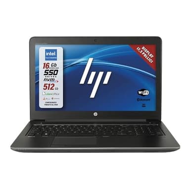 HP ZBook 17 Mobile Workstation - display 17.1" 1600 x 900 - Intel Core i5 6440 4 Cores 4 Threads 2.6Ghz - 16 GB RAM - 512 GB, W 10, Libre, pronto all'uso (Ricondizionato)