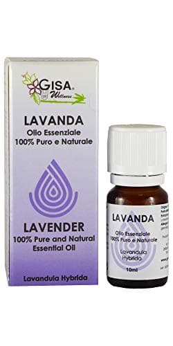 Gisa Wellness - LAVANDA - Olio Essenziale Convenzionale - 100% Puro e Naturale - [10ml] - Ideale per Aromaterapia e Cura della Persona - Diffusione Ambientale - Made in Italy