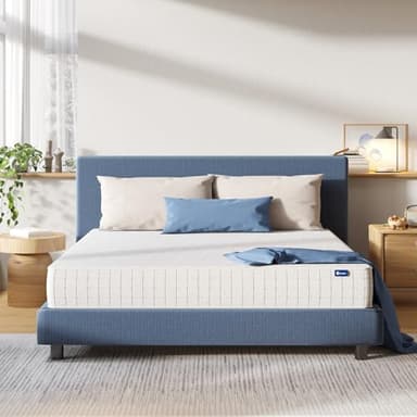 Avenco Materasso Singolo 160x190 cm, Materasso Molle Insacchettate, Materassi Letto, Materasso a 3 zone, Rigidità Media, Tessuto Traspirante, Certificato Oeko-Tex