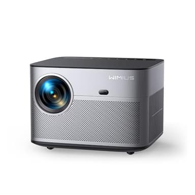 【Auto Focus/Keystone】 Proiettore WiFi Bluetooth 1080P Full HD 700 Ansi, Proiettore 4K WiMiUS Videoproiettore WiFi6 Zoom 100%-50%, Touch Screen Home Theatre 300'' per Smartphone/Firestick/PS5/USB HDMI