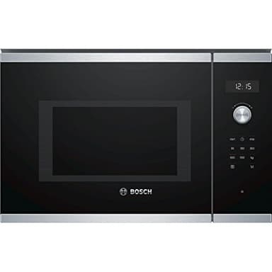 Bosch Serie 6 BFL554MS0 Incasso Solo microonde 25L 900W Nero, Acciaio inossidabile forno a microonde
