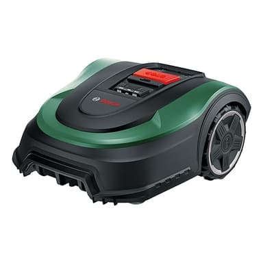Bosch Robot rasaerba Indego M + 700, con batteria da 18 V e funzione App, stazione di ricarica in dotazione, larghezza di taglio di 19 cm, per prati fino a 700 m², in confezione di cartone