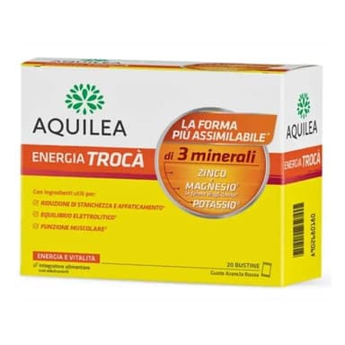 Integratore Alimentare Di Zinco Magnesio E Potassio Troca Arancia Rossa 20 Bustine 6 G