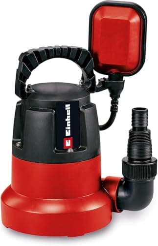 Einhell GC-SP 3580 LL Pompa immersione acque chiare fondo piatto (350 W, portata max 8000 L/h, prevalenza 7.5 m, immersione max 7m, aspirazione fino a 1 mm)