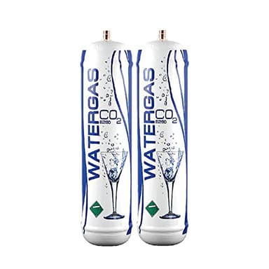 Bombola co2 per gasatore 600 gr usa e getta attacco M11x1 per erogatori - gasatori acqua frizzante, contenitore in acciaio n° 2 Bombole