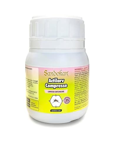 Sandokan Bio Tiger Tab - Larvicida in Pastiglie Effervescenti (50 pastiglie)