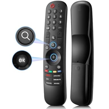 Universale-for-LG-Smart-TV-Telecomando, telecomando magico per LG OLED QNED NanoCell 4K Smart TV (senza funzione vocale e senza puntatore)