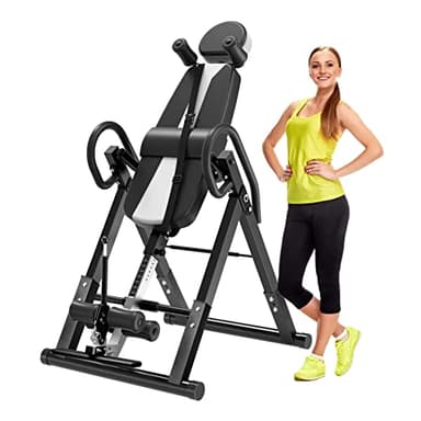 DnKelar Panca inversione, Panca ad inversione Pieghevole, Cintura di Sicurezza Regolabile, Panca di Stretching per alleviare la Colonna vertebrale, Supporta Fino a 150 kg di Peso(330 lb