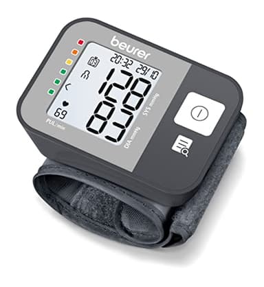 Beurer BC 27 Misuratore di Pressione da Polso con Scala di Rischio, Rilevazione delle Aritmie e Display di Facile Lettura, Misurazione Rapida Grazie all’Inflation Technology