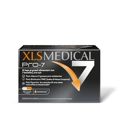 XLS Medical Pro-7 Dispositivo Medico per la Perdita di Peso, Confezione da 180 Capsule