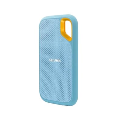 SanDisk Extreme SDSSDE61-2T00-G25B - Unità SSD esterna portatile fino a 1050 MB/s, USB-C, USB 3.2 Gen 2, IP65 resistente all'acqua e alla polvere, firmware aggiornato, colore: azzurro cielo
