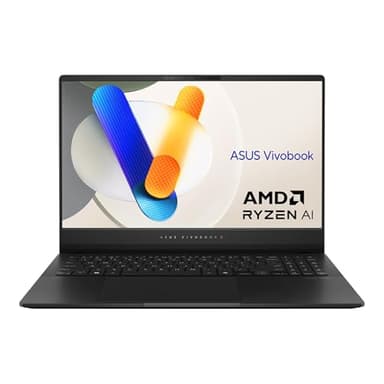 Asus Vivobook S15 OLED M5506WA#B0DC11SHDS, Notebook da 15.6" Glossy, 120Hz, Processore AMD Ryzen AI 9 HX365, RAM 32GB, 1TB SSD, Grafica AMD Radeon 880M, Win 11 Home, Nero