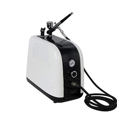 LZHYA Macchina Iniezione Ossigeno Viso, Spray Spruzzatore Ossigeno Facciale Micro-Nano Idratante Bellezza Pistola Spruzzo, Dell'iniettore Flusso d'Aria: 20-23L / MIN, Pressione: 5PSI / 43PSI (White)