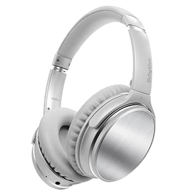 Srhythm NiceComfort 25Pro - Cuffie wireless con cancellazione attiva del rumore, auricolari Bluetooth v5.3 con modalità di gioco