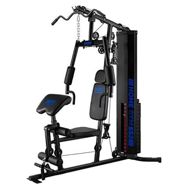 ION Fitness - Multiestazione Home Gym - Torre di Piastre da 70 kg - Puleggia Alta e Bassa - Multiestazione di Bodybuilding con Struttura Rinforzata in Acciaio - Peso Utente Max. 135 kg