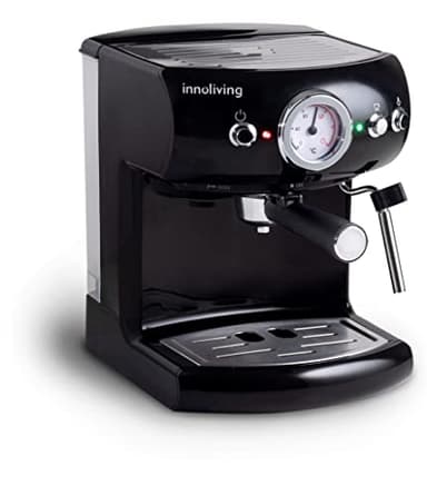 Innoliving INN-789 Macchina per Caffè Espresso 4 in 1 Multistandard: Gusta il Tuo Caffè Preferito con Stile e Versatilità. Compatibile con Cialde, Capsule e Caffè Macinato