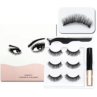 Ciglia Finte Magnetiche Ciglia Magnetiche Ciglia Finte Impermeabili Con 1 Eyeliner Magnetico e 1 Pinza Ciglia Finte Riutilizzabili Extension Ciglia Naturale