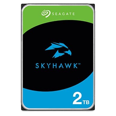 Seagate SkyHawk, 2 TB, Hard Disk Interno per Applicazioni Video, Unità SATA 6 GBit/s, 3.5", Cache 256 MB, 3 Anni servizi Rescue in-house, Pacchetto di Facile Apertura (ST2000VXZ17), Amazon Exclsusivo