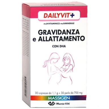 Massigen Dailyvit+ gravidanza e allattamento 30pr + 30perle