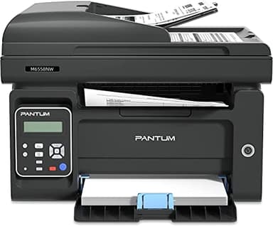 PANTUM M6550NW/M6558NW Stampante Laser Multifunzione Bianco e Nero, WIFI Monocromatica 3 in 1 stampa, copia e scansione, Wireless con ADF, Velocità di stampa fino a 22 ppm Fogli per Ufficio e Casa