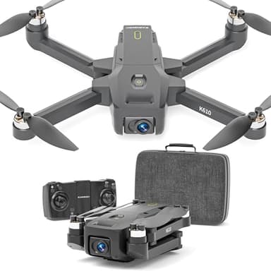Drone GPS con Telecamera 4K con Scheda SD, Droni Professionali con Motore Brushless, Trasmissione WiFi 5G, Smart Return Home, Droni GPS Follow Me, Sotto i 250g, Batteria Modulare