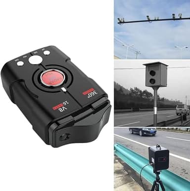 Rilevatori Autovelox, Rilevatore Radar Per Auto, Rilevatore Laser/radar, Portata Estrema, Avvisi Vocali, Avvisi Autovelox Semaforo Rosso, Display OLED, Sistema Di Avviso Velocità Veicolo Tempo Reale