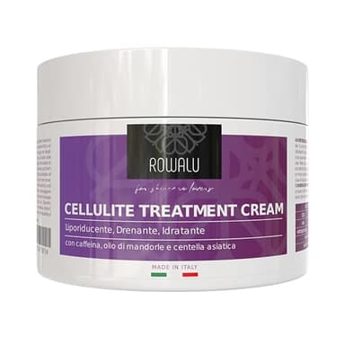 ROWALU®️ | Crema Cellulite 250 ML | Crema Rassodante Gambe, Pancia, Fianchi e Glutei | Crema Drenante Gambe Forte, contrasta la Cellulite e la Ritenzione Idrica | Made in Italy