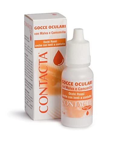 Contacta, Gocce Oculari Mill, Gocce Oculari con Estratti di Camomilla e Malva, Adatte per Occhi Arrossati e Secchi, 15 ml
